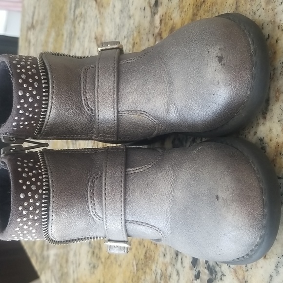 B-Cool Browns Metallic Boots Toddler - Picture 5 of 9